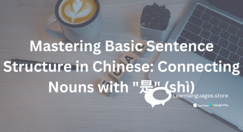 showing the use of "是" (shì) to connect nouns in Chinese sentences.