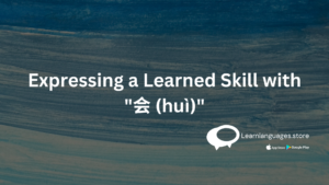 using "hui" in chinese