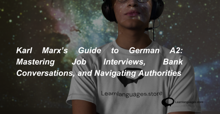 Karl Marx’s Guide to German A2 Mastering Job Interviews, Bank Conversations, and Navigating Authorities (1)