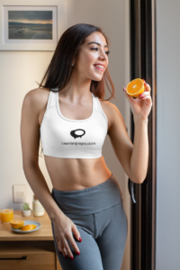 sports-bra-mockup-featuring-a-woman-eating-an-orange-32756