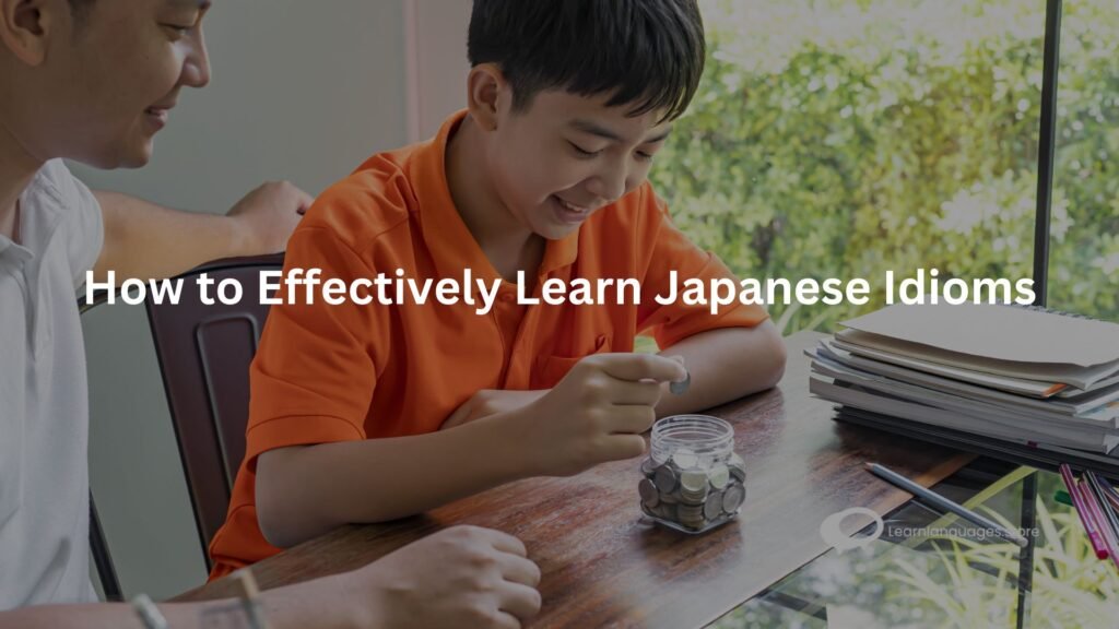  A joyful father carrying his son while teaching Japanese cultural expressions, highlighting family learning experiences.
