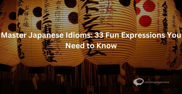 Japanese expressions with meanings